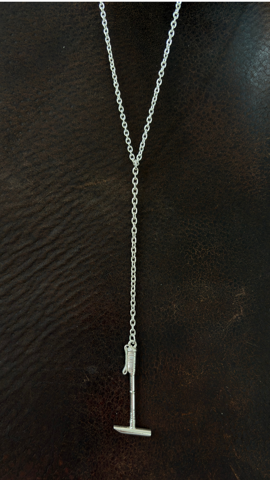 Polo Mallet Drop Necklace