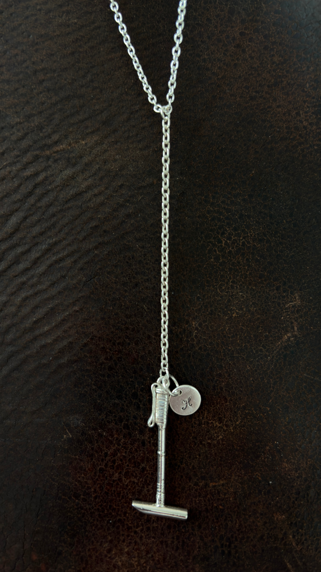 Polo Mallet Drop Necklace