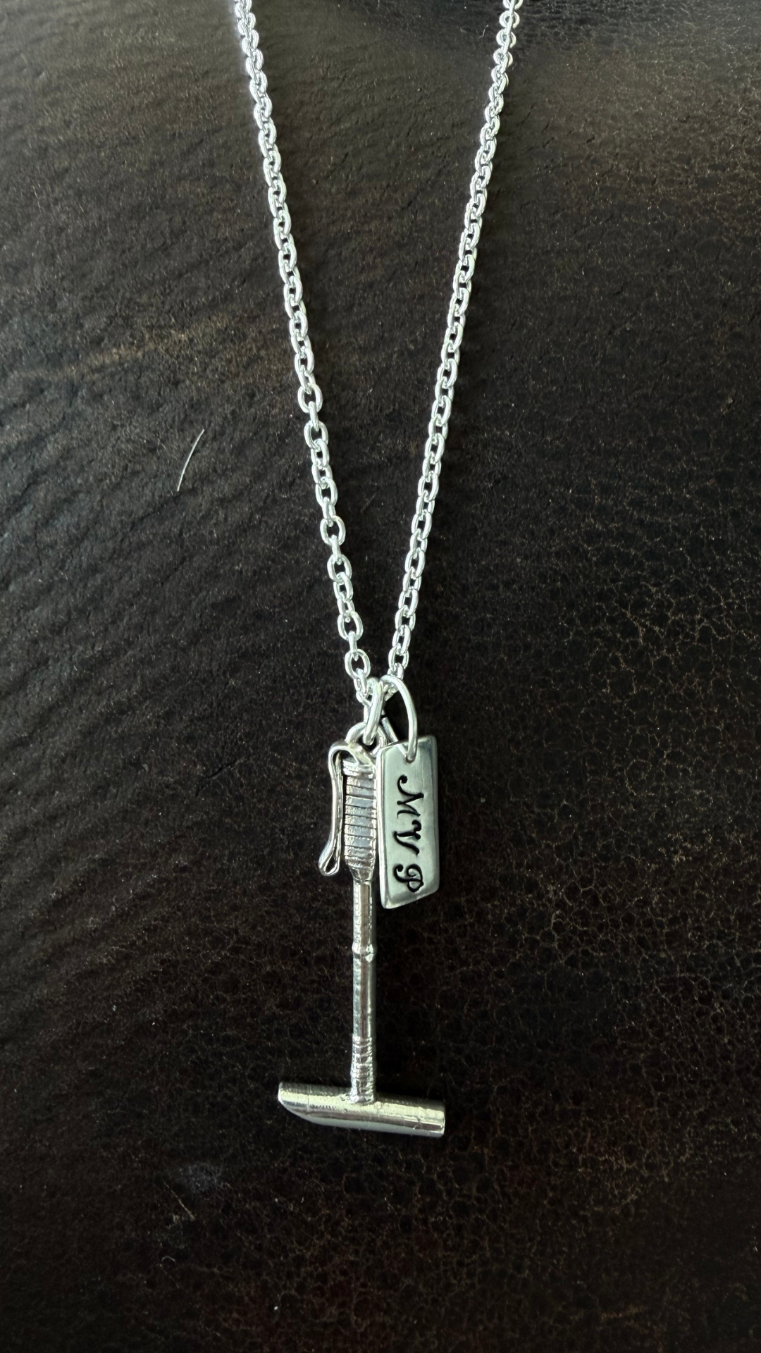 Polo Mallet Pendant Necklace