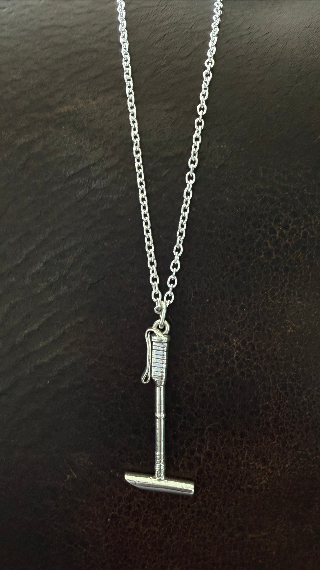 Polo Mallet Pendant Necklace