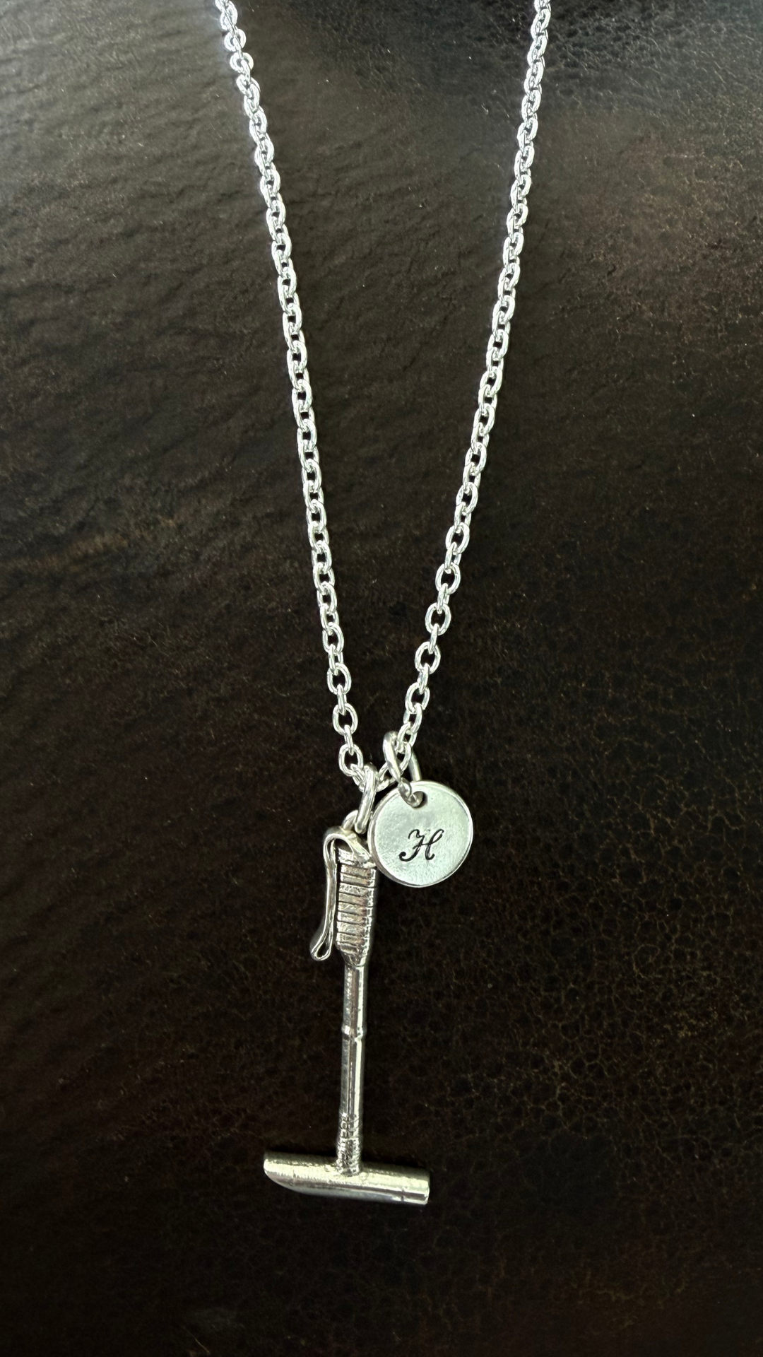 Polo Mallet Pendant Necklace
