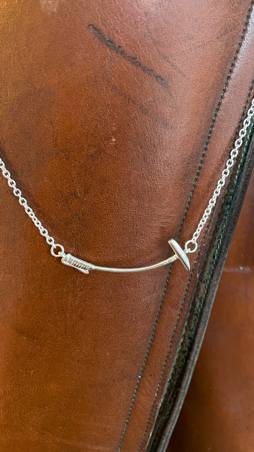 Polo Mallet Smile Necklace