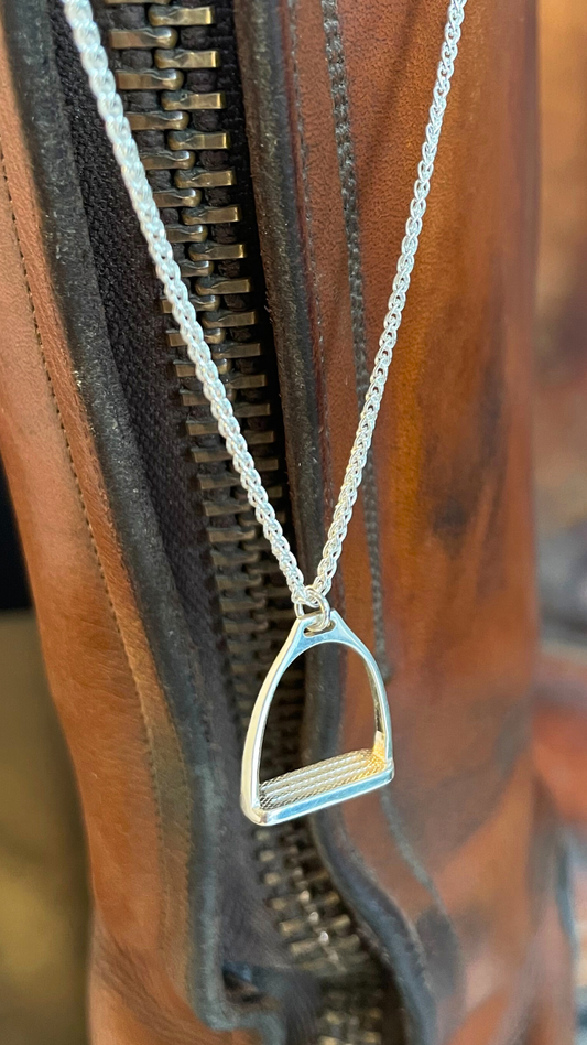 Polo Stirrup Charm Necklace