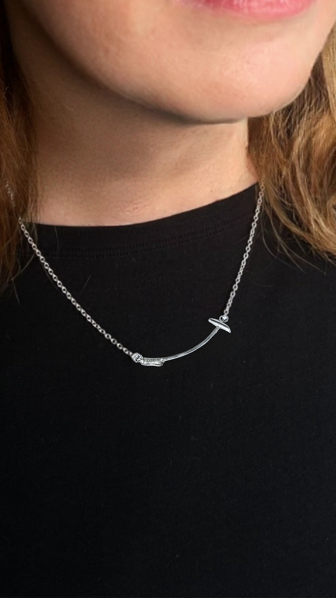 Polo Mallet Smile Necklace