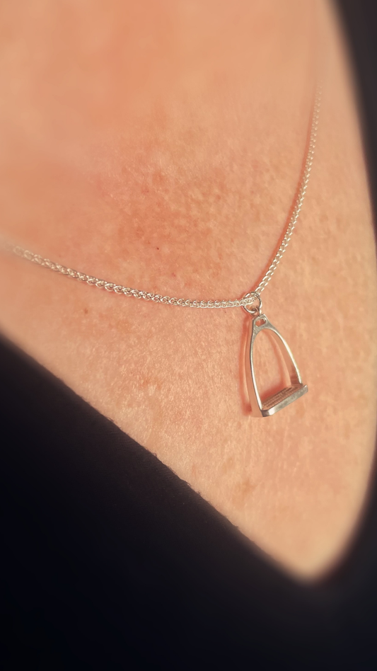 Polo Stirrup Charm Necklace