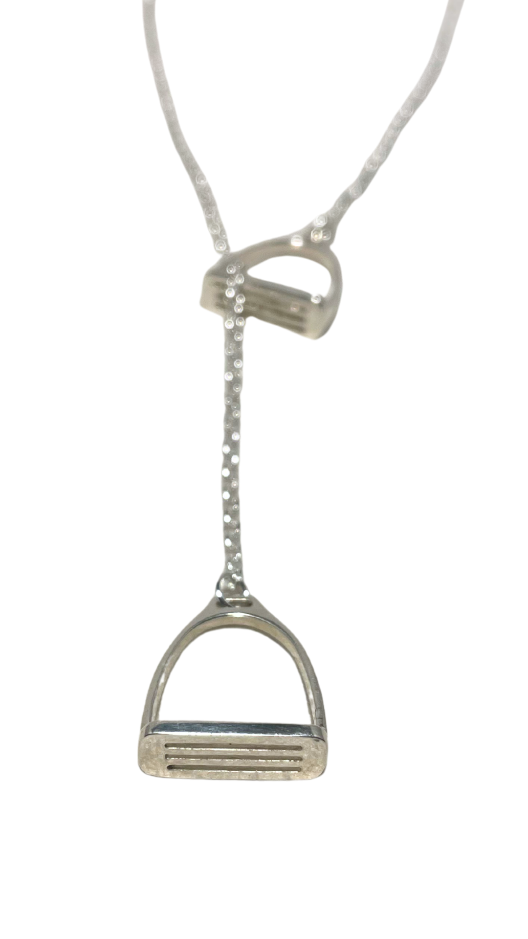 Polo Stirrup Lariat Necklace