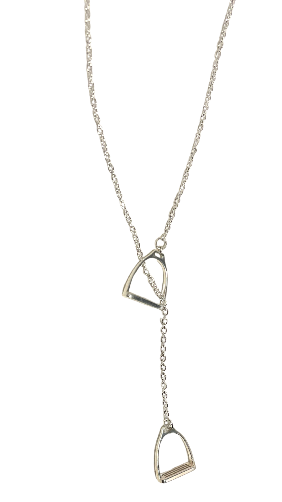 Polo Stirrup Lariat Necklace